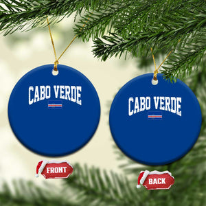 Cabo Verde Sports Throwback Ceramic Ornament Cape Verdean Pride Lovers