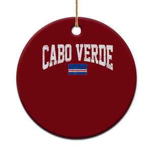 Cabo Verde Sports Throwback Ceramic Ornament Cape Verdean Pride Lovers