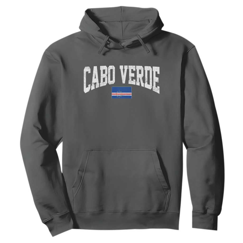 Cabo Verde Sports Throwback Hoodie Cape Verdean Pride Lovers