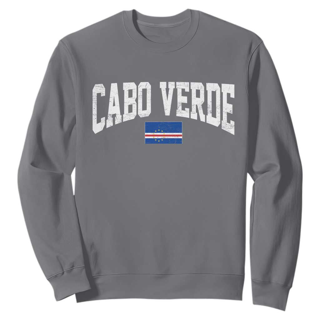 Cabo Verde Sports Throwback Sweatshirt Cape Verdean Pride Lovers