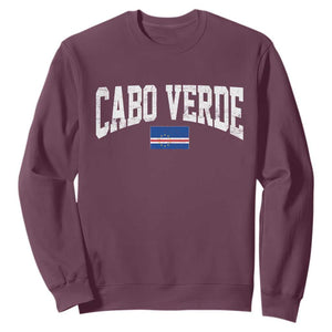 Cabo Verde Sports Throwback Sweatshirt Cape Verdean Pride Lovers