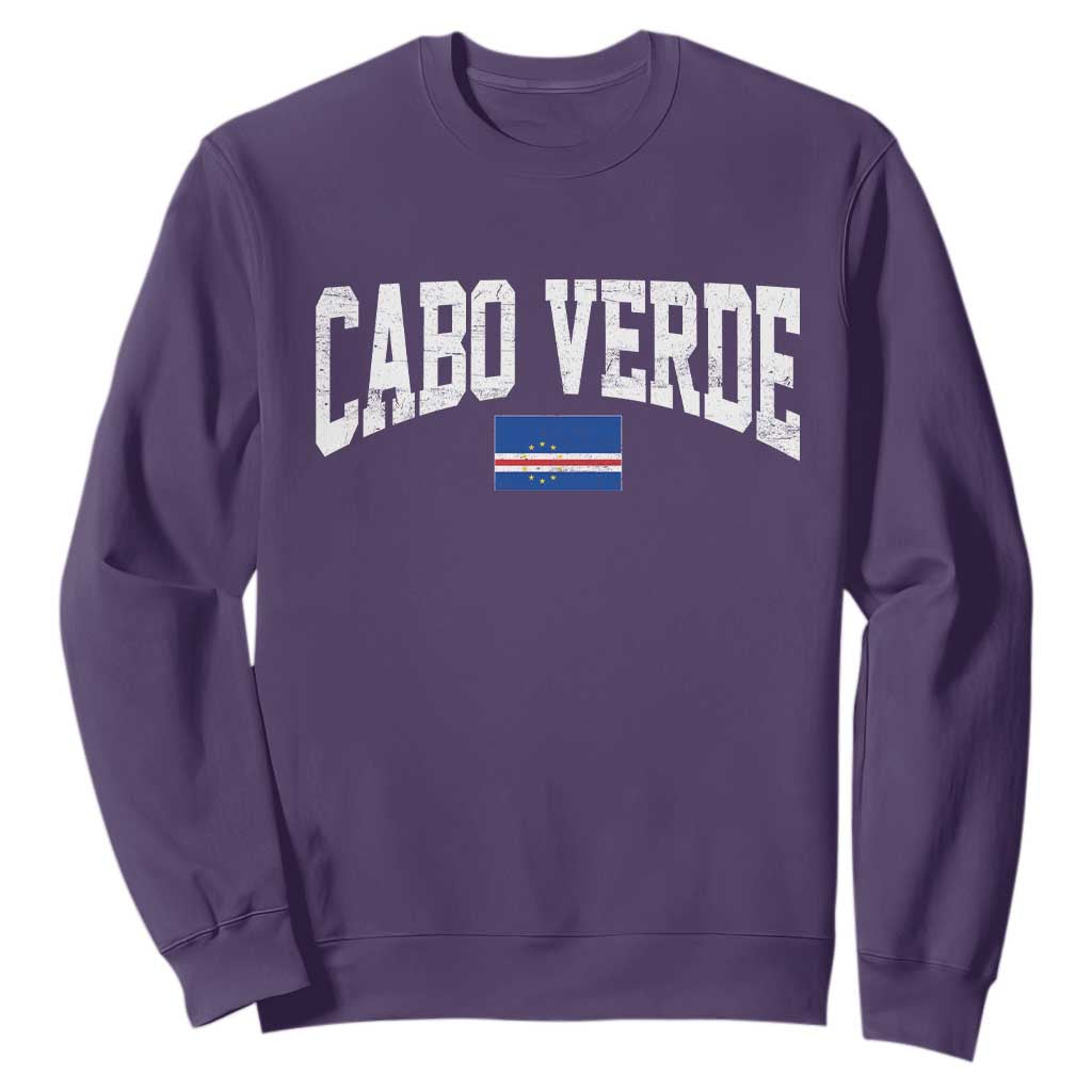 Cabo Verde Sports Throwback Sweatshirt Cape Verdean Pride Lovers