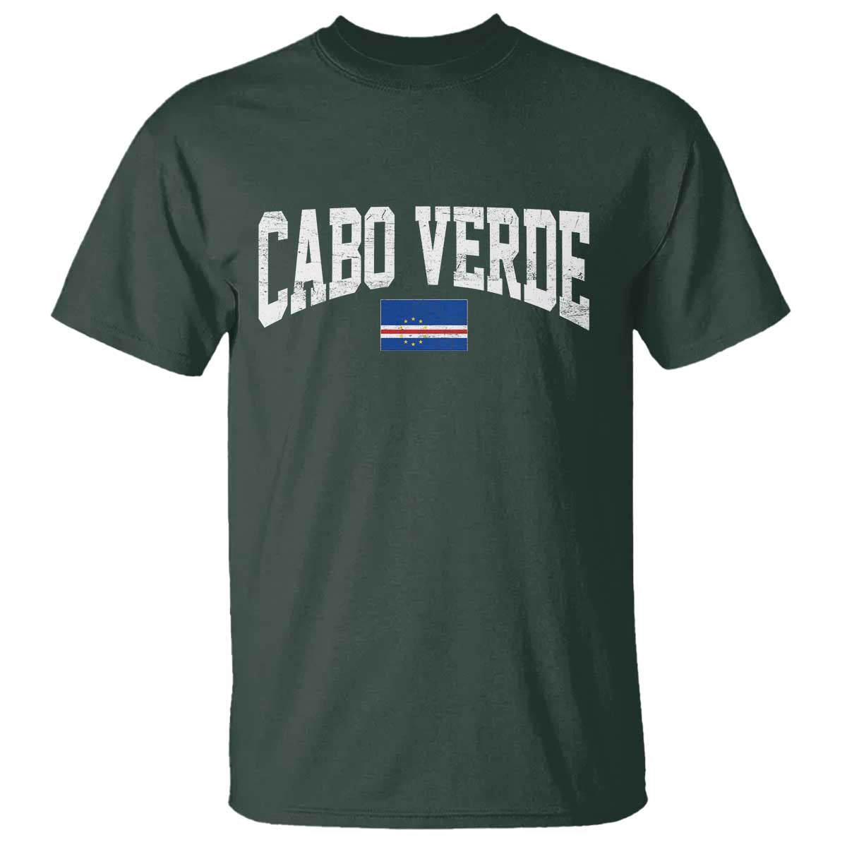 Cabo Verde Sports Throwback T Shirt Cape Verdean Pride Lovers