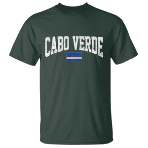 Cabo Verde Sports Throwback T Shirt Cape Verdean Pride Lovers