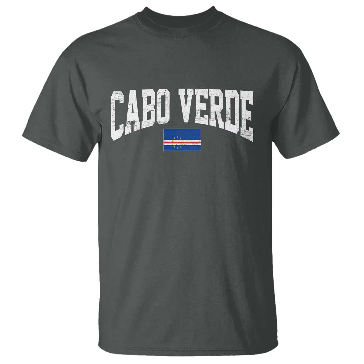 Cabo Verde Sports Throwback T Shirt Cape Verdean Pride Lovers