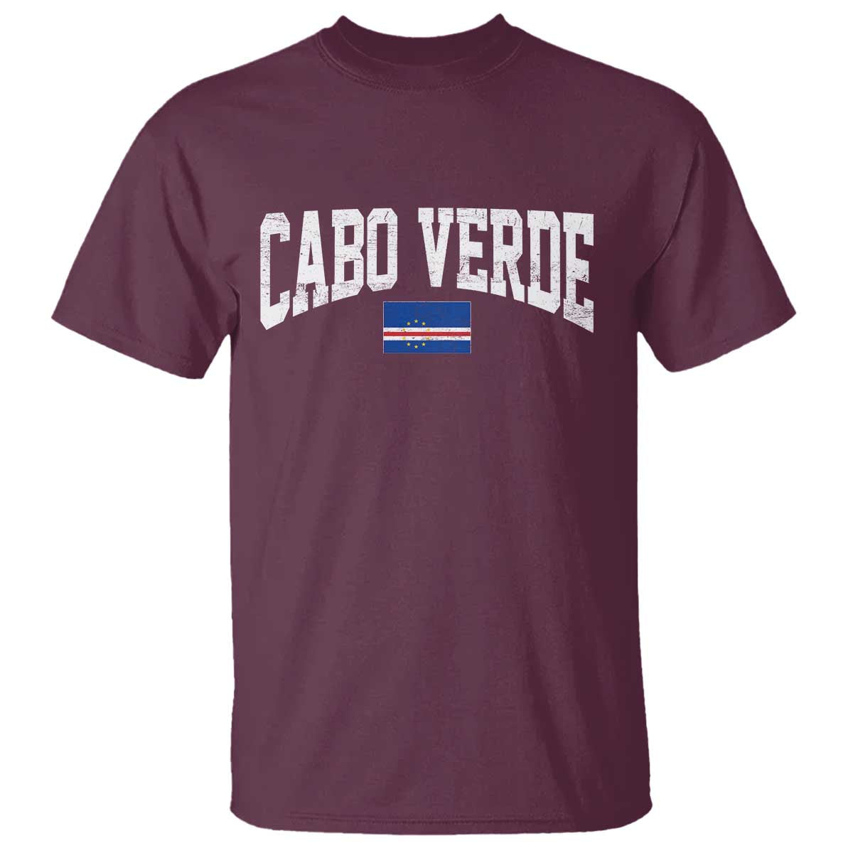 Cabo Verde Sports Throwback T Shirt Cape Verdean Pride Lovers
