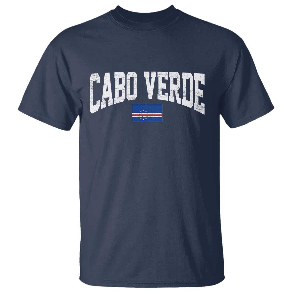 Cabo Verde Sports Throwback T Shirt Cape Verdean Pride Lovers
