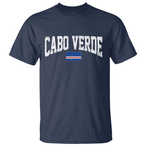 Cabo Verde Sports Throwback T Shirt Cape Verdean Pride Lovers