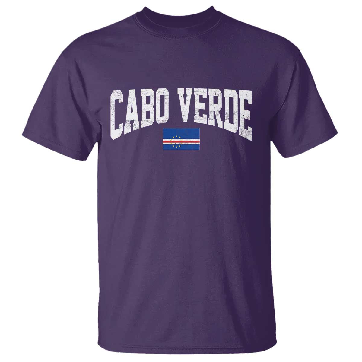 Cabo Verde Sports Throwback T Shirt Cape Verdean Pride Lovers