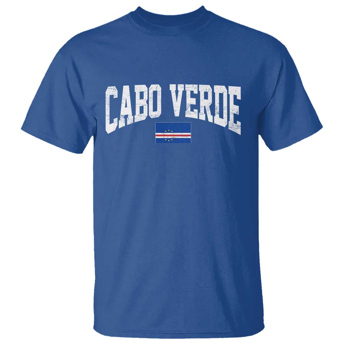 Cabo Verde Sports Throwback T Shirt Cape Verdean Pride Lovers