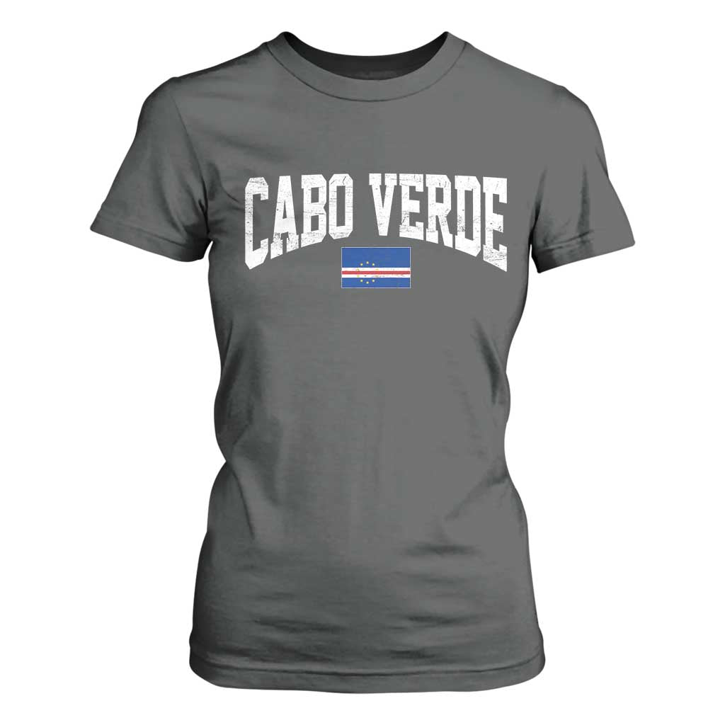 Cabo Verde Sports Throwback T Shirt For Women Cape Verdean Pride Lovers