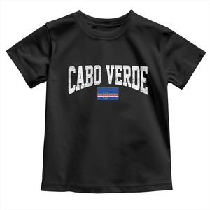 Cabo Verde Sports Throwback Toddler T Shirt Cape Verdean Pride Lovers