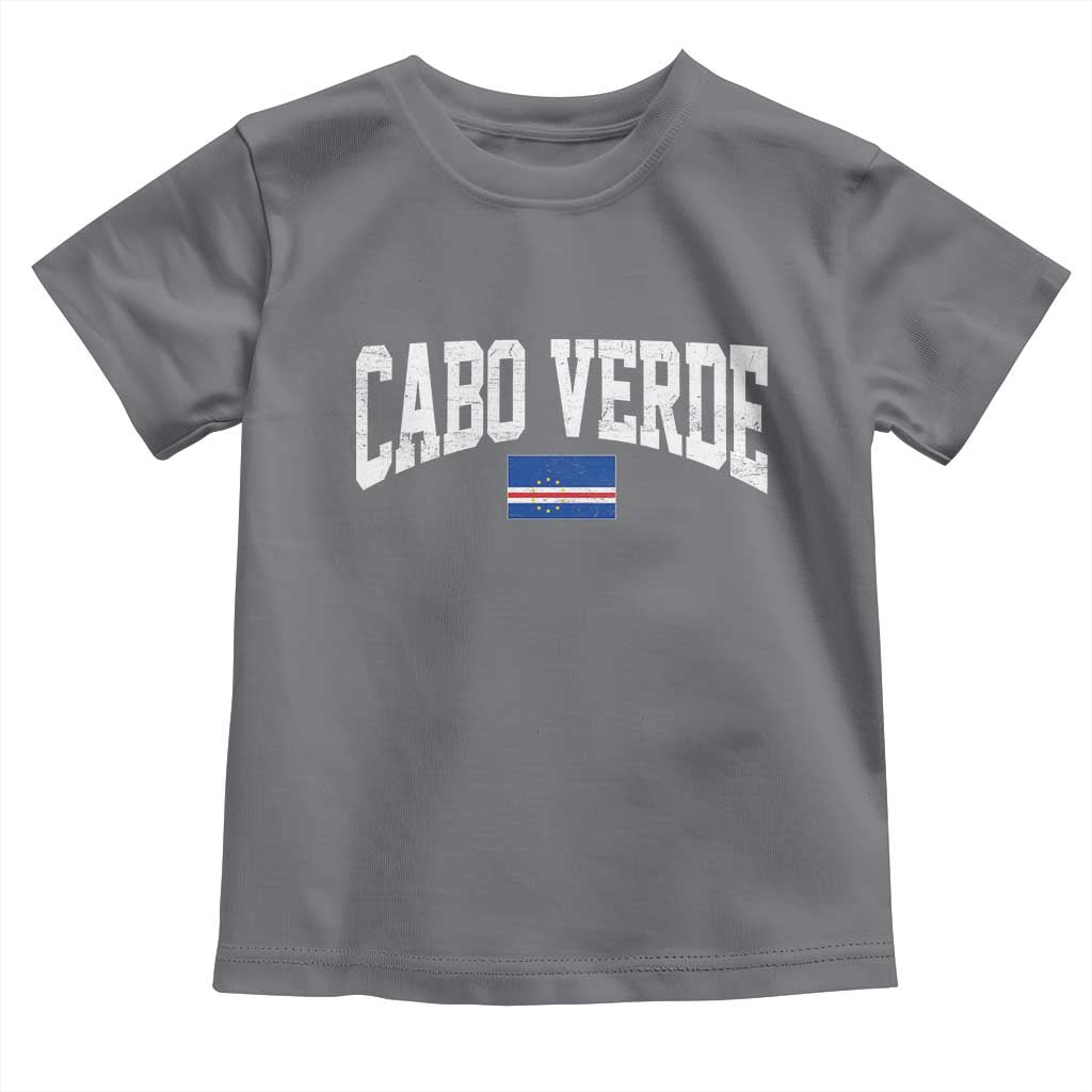 Cabo Verde Sports Throwback Toddler T Shirt Cape Verdean Pride Lovers