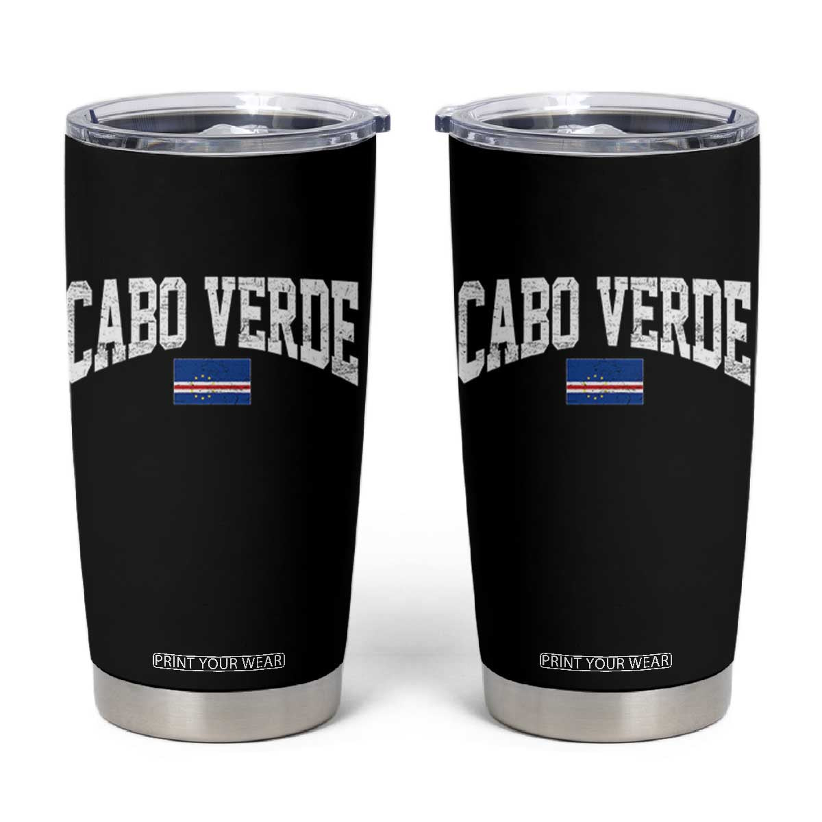 Cabo Verde Sports Throwback Tumbler Cup Cape Verdean Pride Lovers