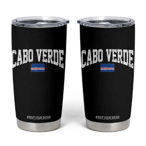 Cabo Verde Sports Throwback Tumbler Cup Cape Verdean Pride Lovers