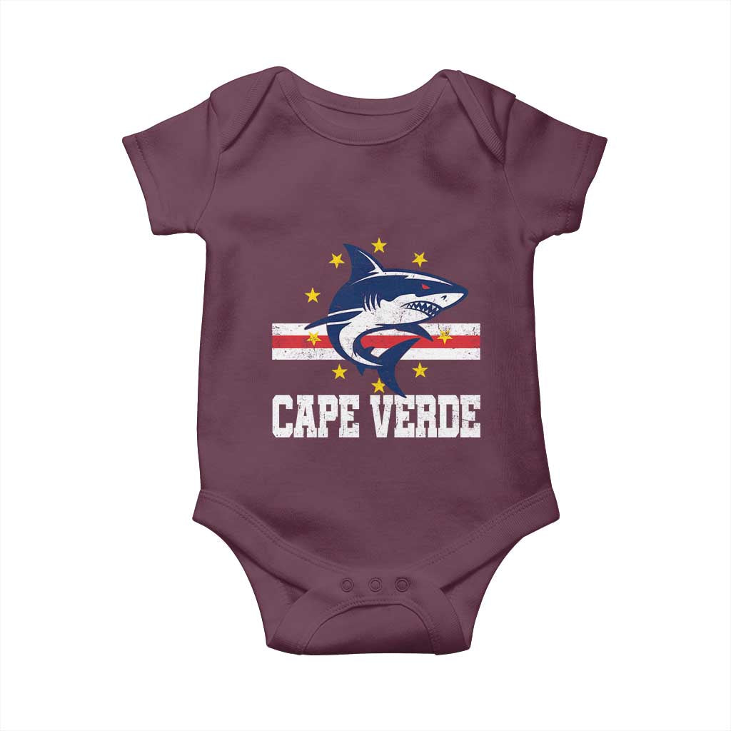 Vintage Cape Verde Shark Cabo Verdean Roots Baby Onesie