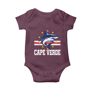 Vintage Cape Verde Shark Cabo Verdean Roots Baby Onesie