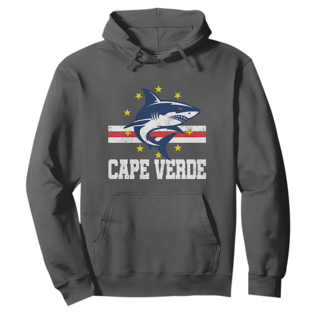 Vintage Cape Verde Shark Cabo Verdean Roots Hoodie
