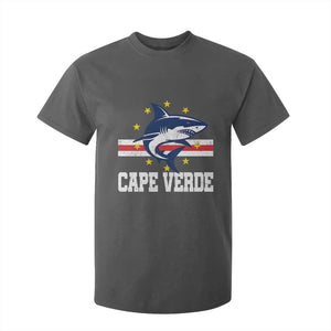 Vintage Cape Verde Shark Cabo Verdean Roots T Shirt For Kid
