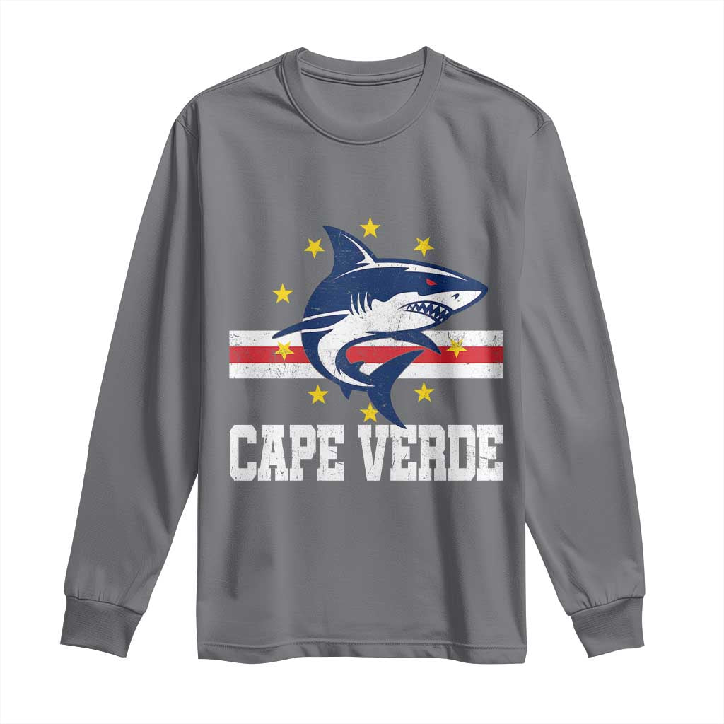 Vintage Cape Verde Shark Cabo Verdean Roots Long Sleeve Shirt