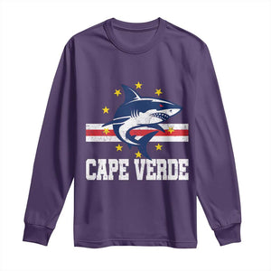 Vintage Cape Verde Shark Cabo Verdean Roots Long Sleeve Shirt