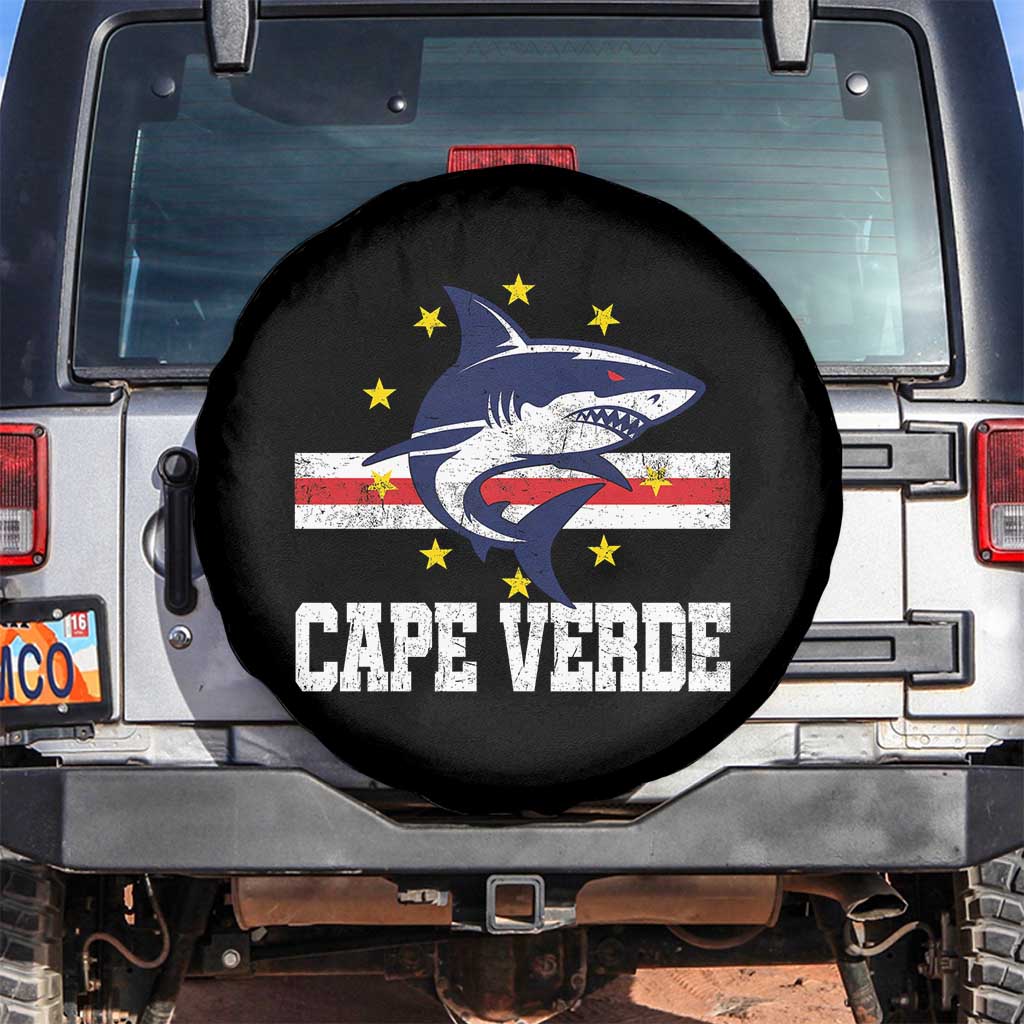 Vintage Cape Verde Shark Cabo Verdean Roots Spare Tire Cover