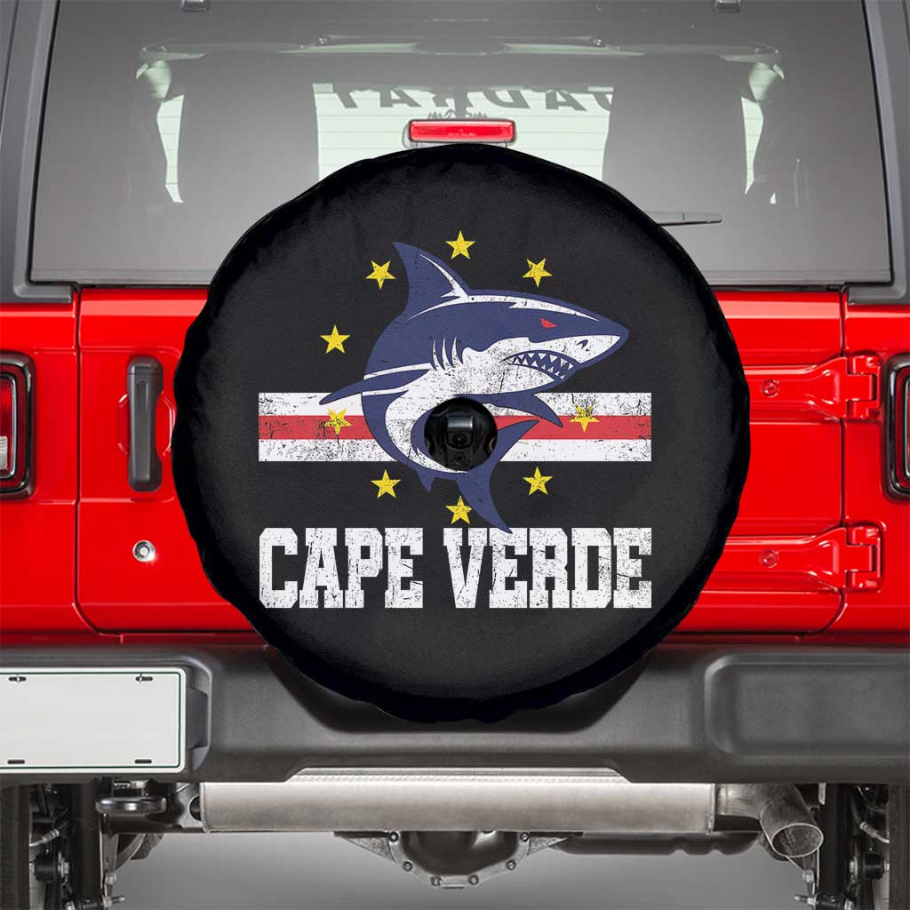Vintage Cape Verde Shark Cabo Verdean Roots Spare Tire Cover