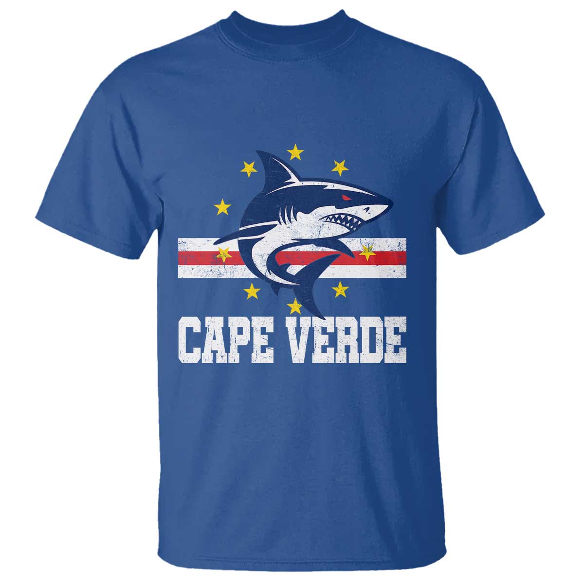 Vintage Cape Verde Shark Cabo Verdean Roots T Shirt