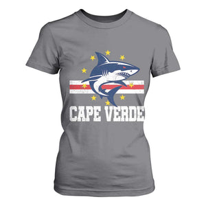 Vintage Cape Verde Shark Cabo Verdean Roots T Shirt For Women