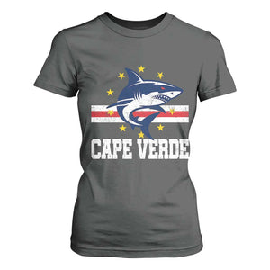 Vintage Cape Verde Shark Cabo Verdean Roots T Shirt For Women
