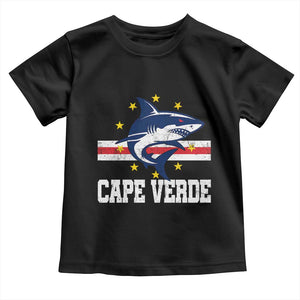 Vintage Cape Verde Shark Cabo Verdean Roots Toddler T Shirt