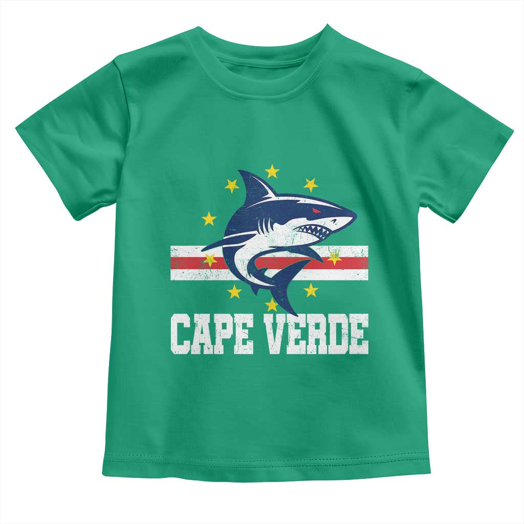 Vintage Cape Verde Shark Cabo Verdean Roots Toddler T Shirt