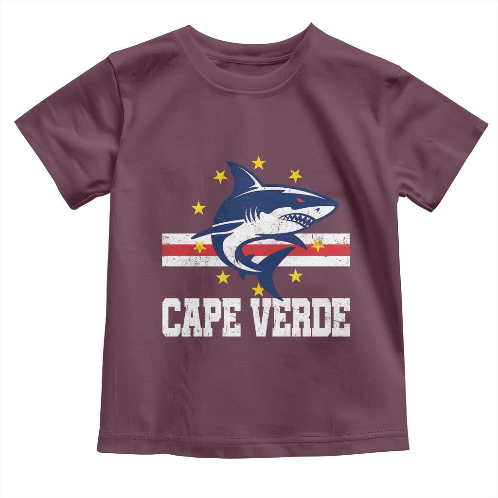 Vintage Cape Verde Shark Cabo Verdean Roots Toddler T Shirt