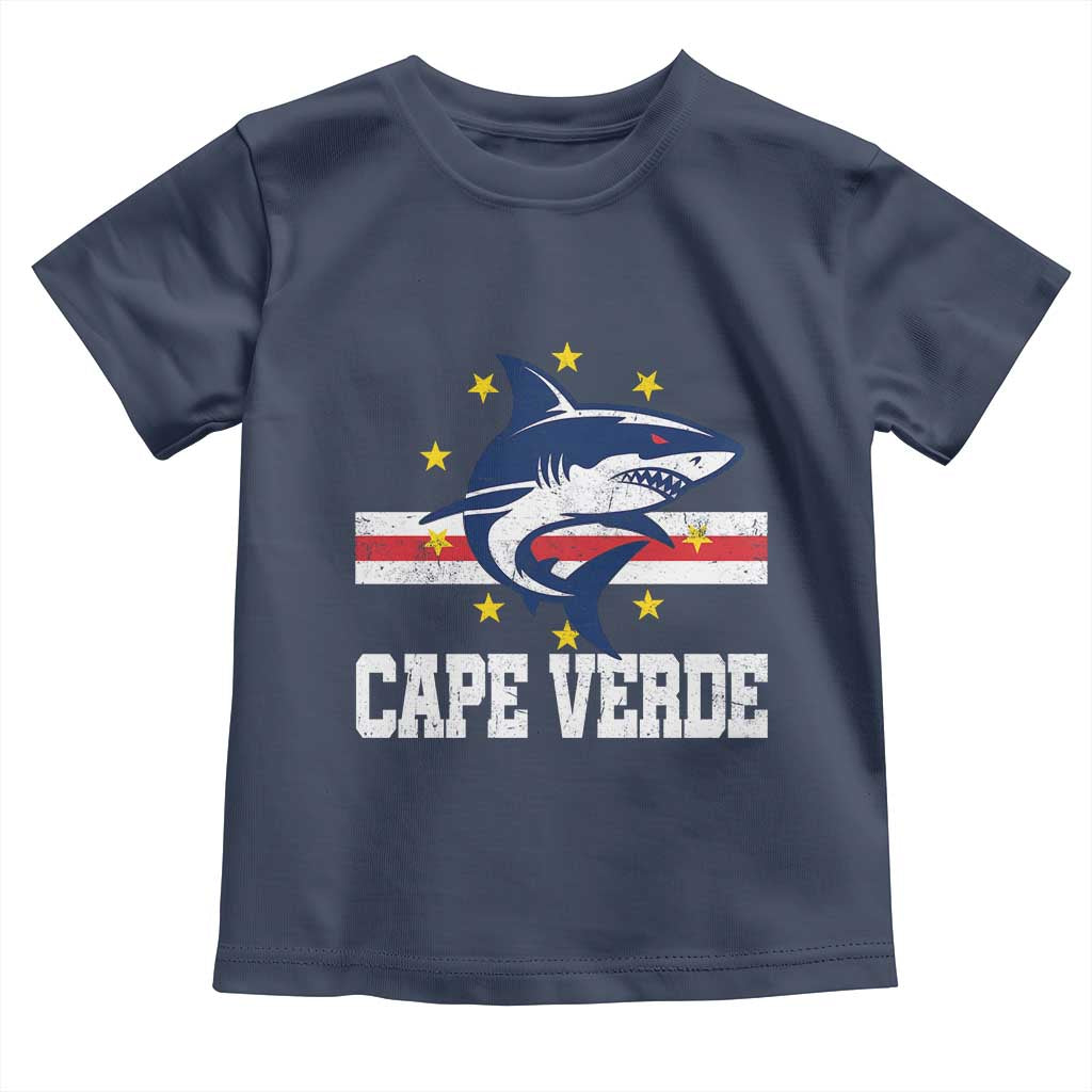 Vintage Cape Verde Shark Cabo Verdean Roots Toddler T Shirt