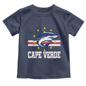 Vintage Cape Verde Shark Cabo Verdean Roots Toddler T Shirt