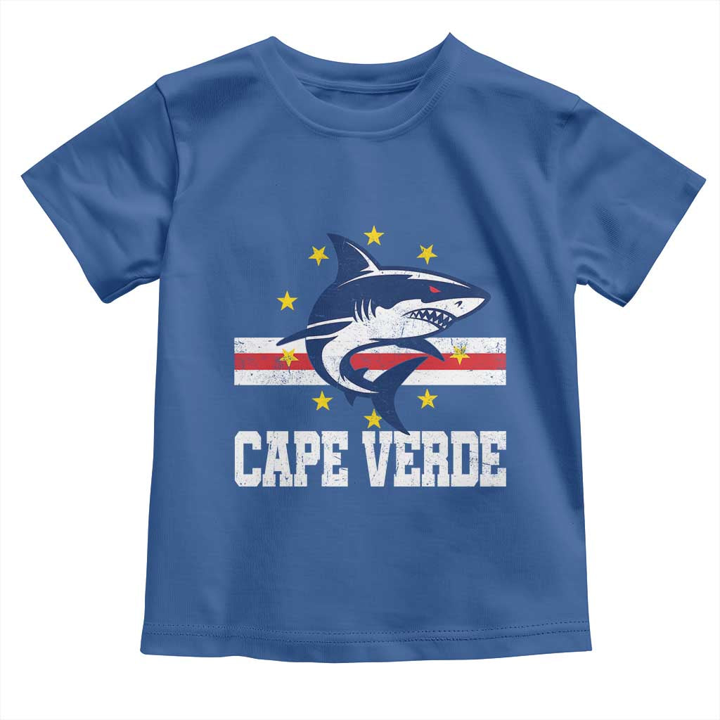 Vintage Cape Verde Shark Cabo Verdean Roots Toddler T Shirt