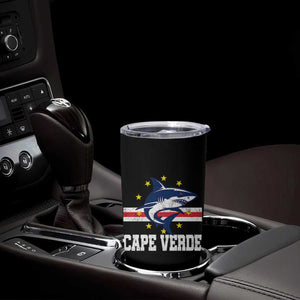 Vintage Cape Verde Shark Cabo Verdean Roots Tumbler Cup