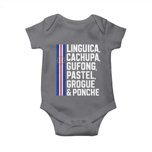 Cape Verde Cuisine Baby Onesie Linguica Cachupa Gufong Cabo Verde Heritage