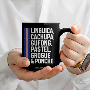 Cape Verde Cuisine Coffee Mug Linguica Cachupa Gufong Cabo Verde Heritage