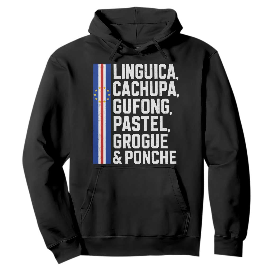 Cape Verde Cuisine Hoodie Linguica Cachupa Gufong Cabo Verde Heritage