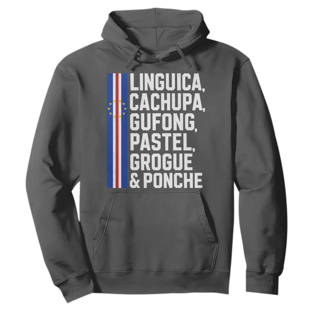 Cape Verde Cuisine Hoodie Linguica Cachupa Gufong Cabo Verde Heritage
