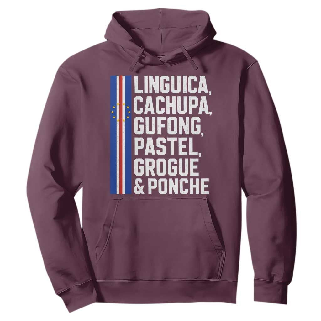 Cape Verde Cuisine Hoodie Linguica Cachupa Gufong Cabo Verde Heritage