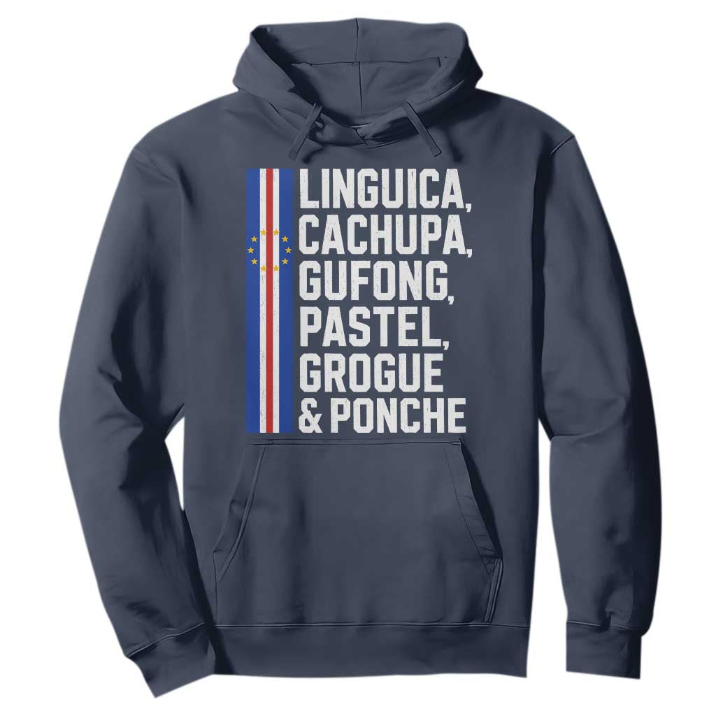 Cape Verde Cuisine Hoodie Linguica Cachupa Gufong Cabo Verde Heritage