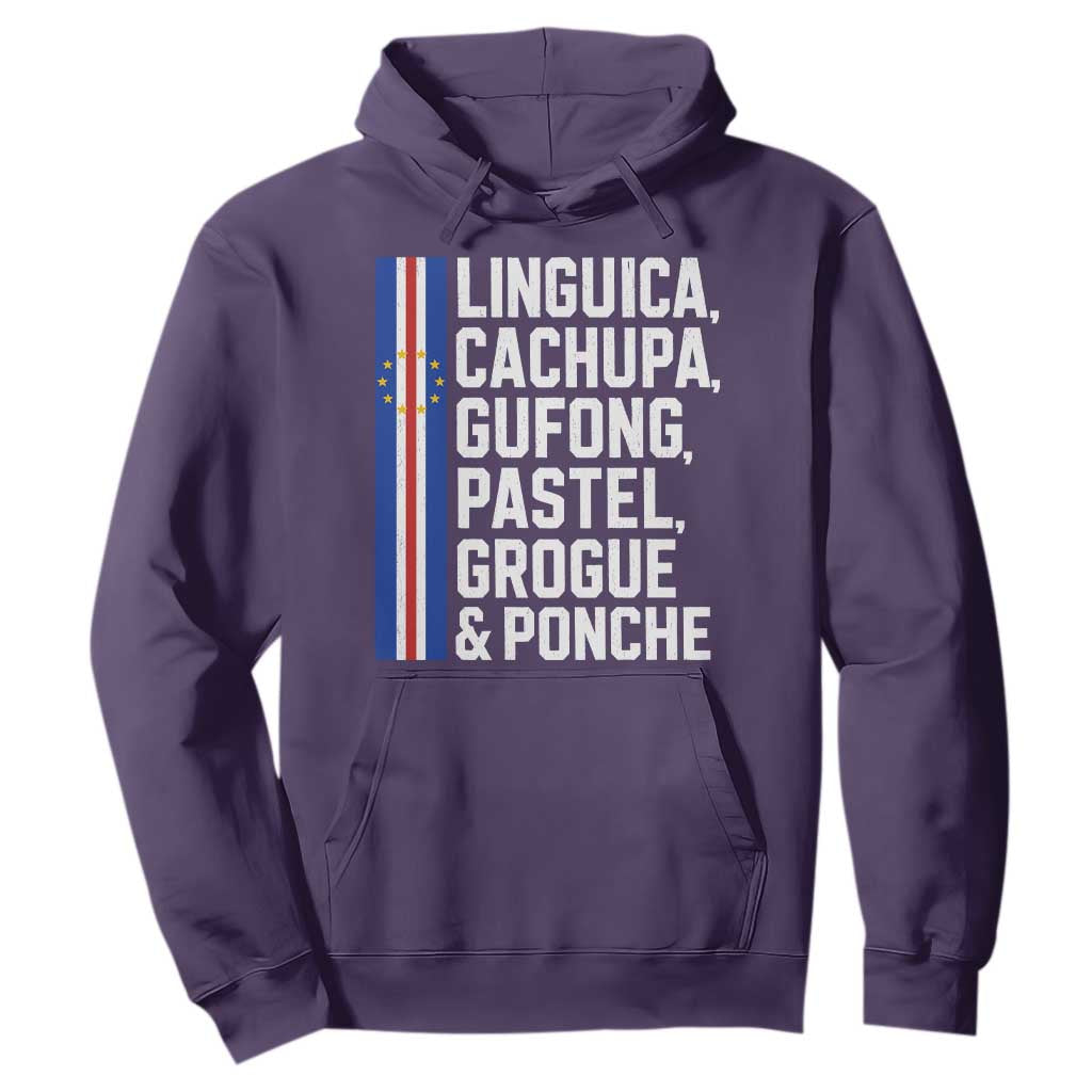 Cape Verde Cuisine Hoodie Linguica Cachupa Gufong Cabo Verde Heritage