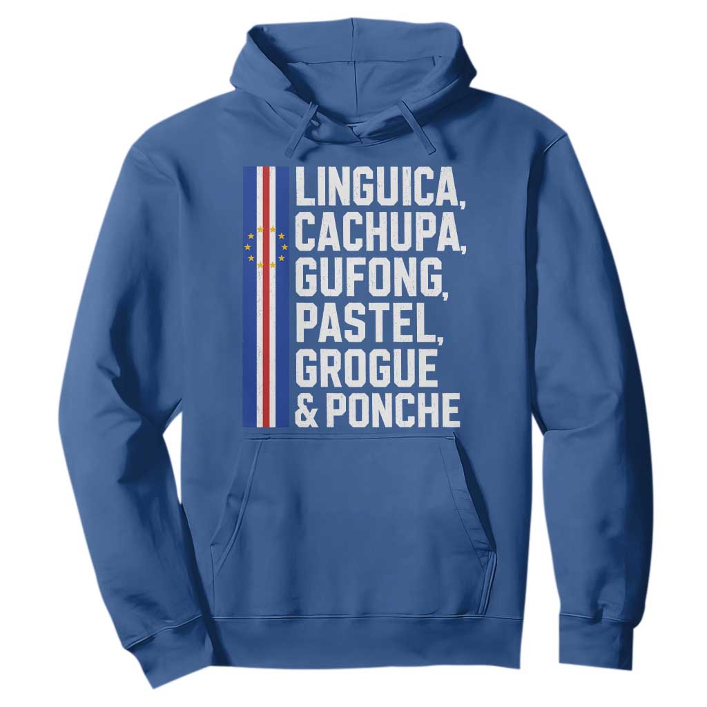 Cape Verde Cuisine Hoodie Linguica Cachupa Gufong Cabo Verde Heritage