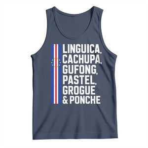 Cape Verde Cuisine Tank Top Linguica Cachupa Gufong Cabo Verde Heritage