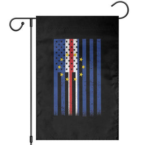 Half Cape Verdean Half American Garden Flag Cabo Verdean Roots Vintage Cape Verde Flag