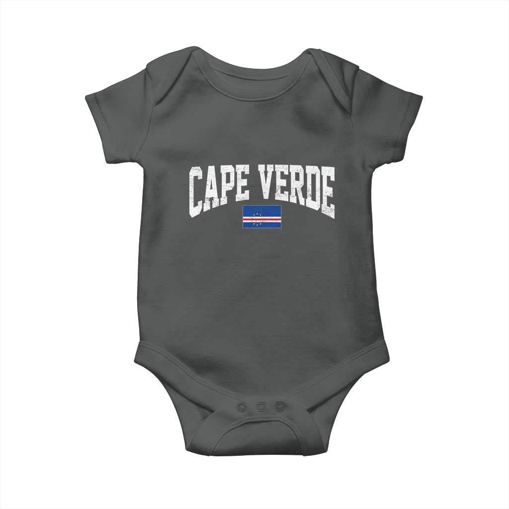 Cape Verde Sports Throwback Baby Onesie Cabo Verdean Pride
