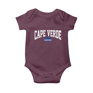 Cape Verde Sports Throwback Baby Onesie Cabo Verdean Pride