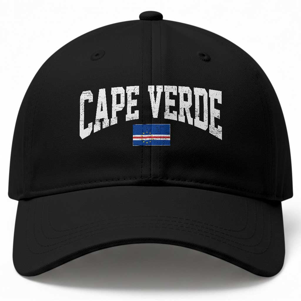 Cape Verde Sports Throwback Baseball Cap Cabo Verdean Pride